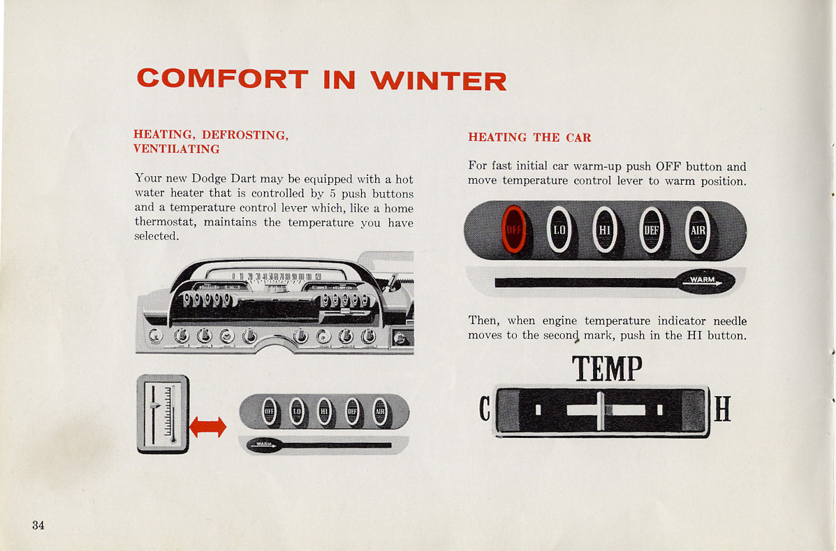 1960 Dodge Dart Owners Manual Page 44